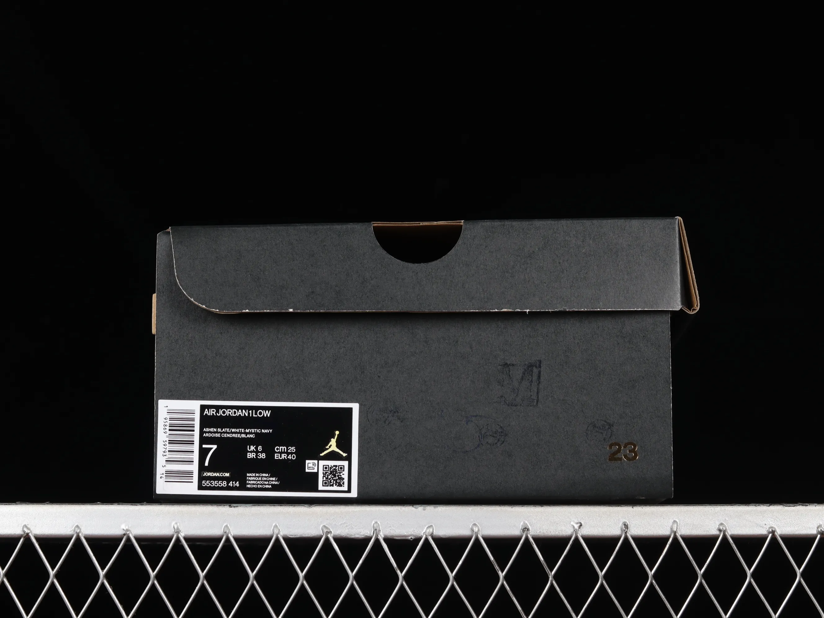 All categories Air Jordan Jordan series basketball shoes Air Jordan 1 Low G version pure original Air Jordan 1 Low AJ1 Joe 1 navy blue low-top cultural and leisure sports sneakers 553558-414